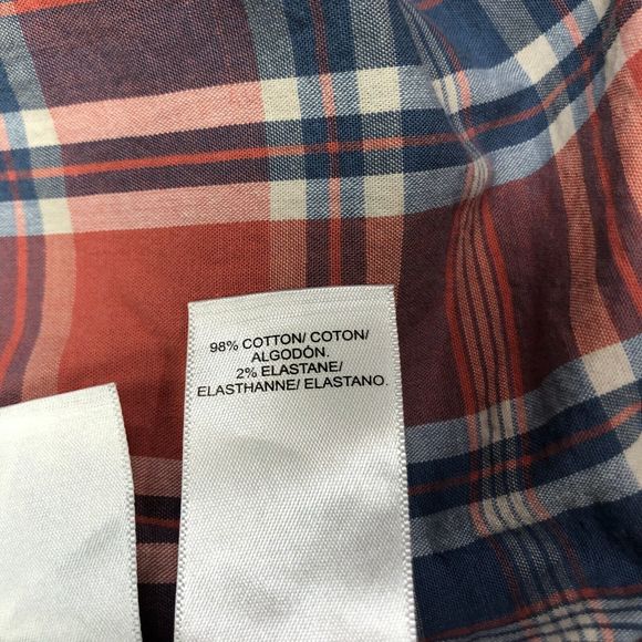 Lucky Brand Men Short Sleeve Cotton Button Shirt Top Size Extra Large M107 -17 - Picture 8 of 16